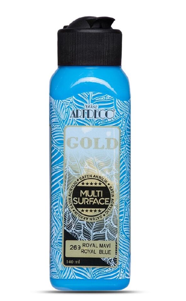 Artdeco Gold Multi-surface Akrilik Boya 140ml Royal Mavi 269 Lv-y-g70r-269