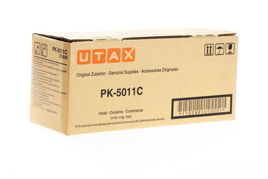 Utax Pk-5011c Cyan Mavi Orjinal Fotokopi Toneri P-c3060-3061-3065