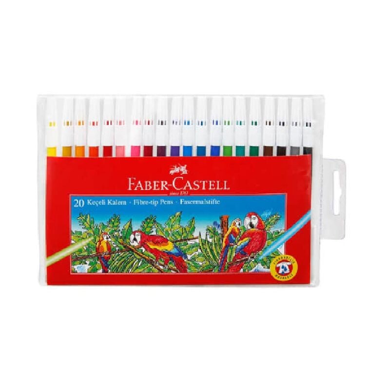 Faber Castell Keçeli Kalem 20'li Yıkanabilir 155120