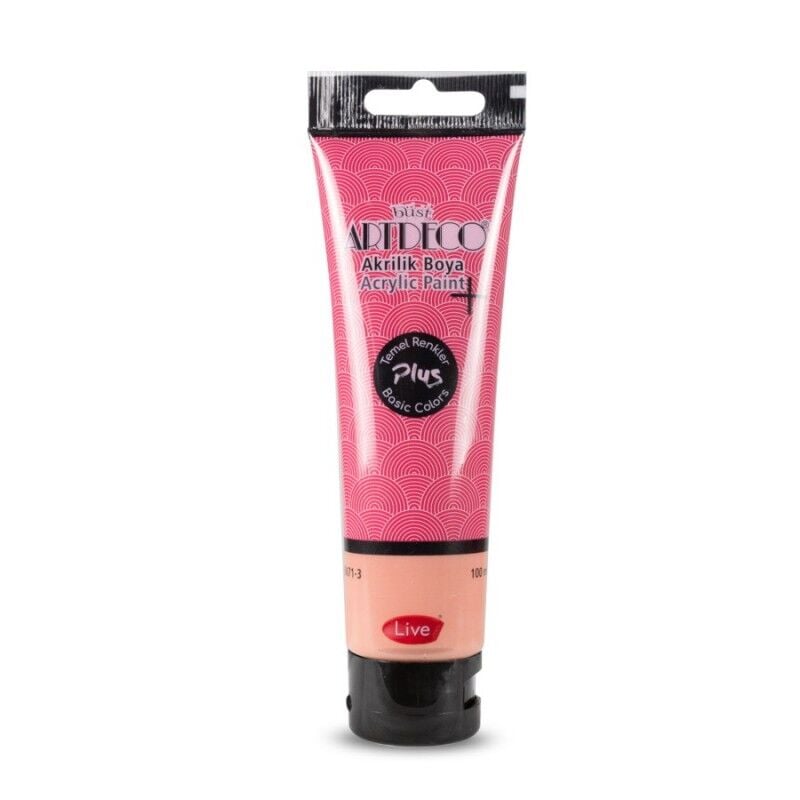 Artdeco Plus Akrilik Boya 100ml Tüp Bordo 424 Lv-y-t70d-424