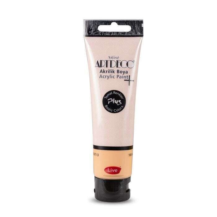 Artdeco Plus Akrilik Boya 100ml Tüp Toz Pembe 433 Lv-y-t70d-433