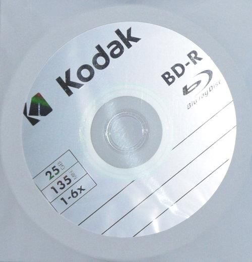 Kodak Blu-ray Bd-r Bdr Dl 6x Dual Double Layer 25 Gb White Printable
