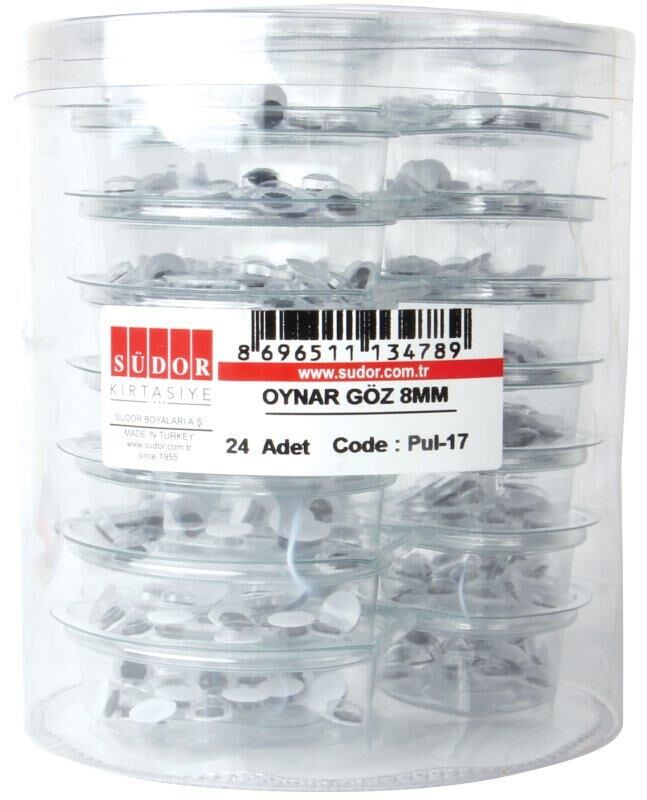 Südor Oynar Göz Kirpiksiz 8 Mm 24'lü Sdpul17
