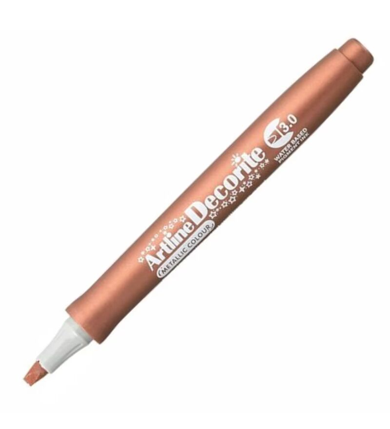 Artline Decorite Chisel Type Kesik Uçlu Marker Bronze Lv-a-edfm-3 Bronze