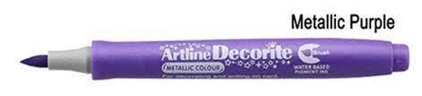 Artline Decorite Brush Marker Esnek Uçlu Fırça Kalem M. Purple Lv-a-edfm-f M. Purple