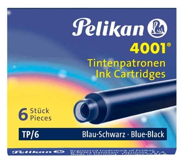 Pelikan Dolma Kalem Kartuşu 6lı Siyah P-301218
