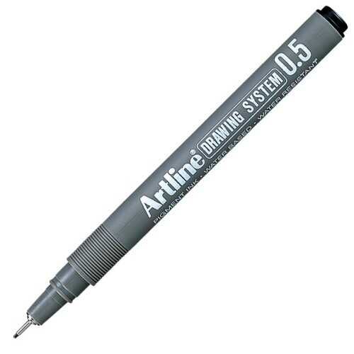 Artline Drawing System 0.5 Çizim Kalemi Uç:0,5mm Siyah Lv-a-ek-235 Black