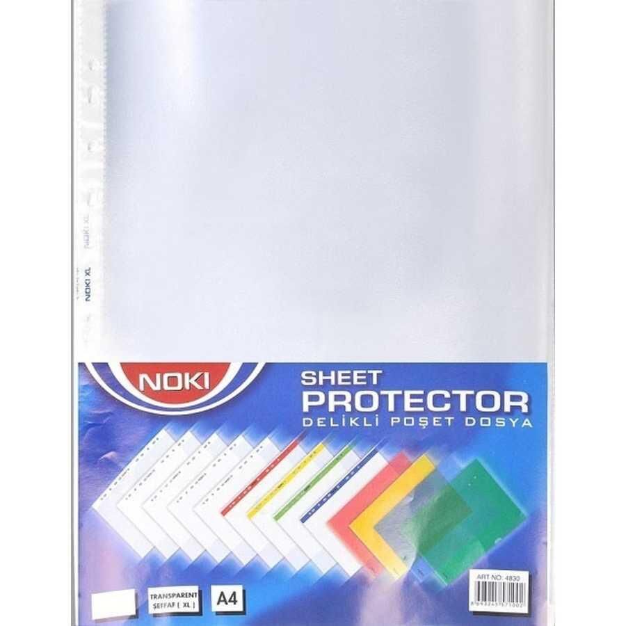 Noki Poşet Dosya Xl 25'li Şeffaf 4830xl25