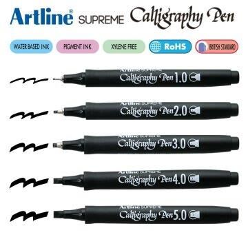 Artline Supreme Calligraphy Pen 3.0 Kaligrafi Kalemi Uç:3,0mm Mavi Lv-a-epf-243 Blue