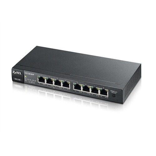 Zyxel Gs1100-8hp 8 Port 4 Port Poe+ 10-100-1000 Mbps Switch