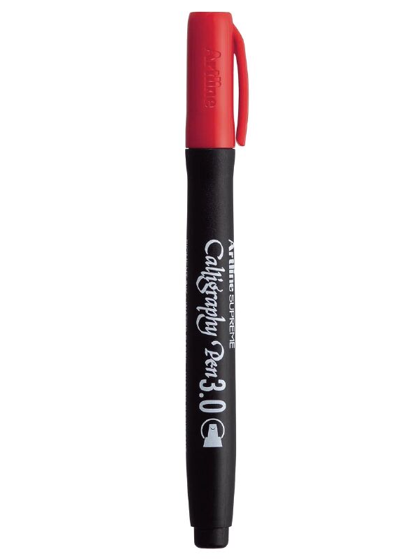 Artline Supreme Calligraphy Pen 3.0 Kaligrafi Kalemi Uç:3,0mm Kırmızı Lv-a-epf-243 Red
