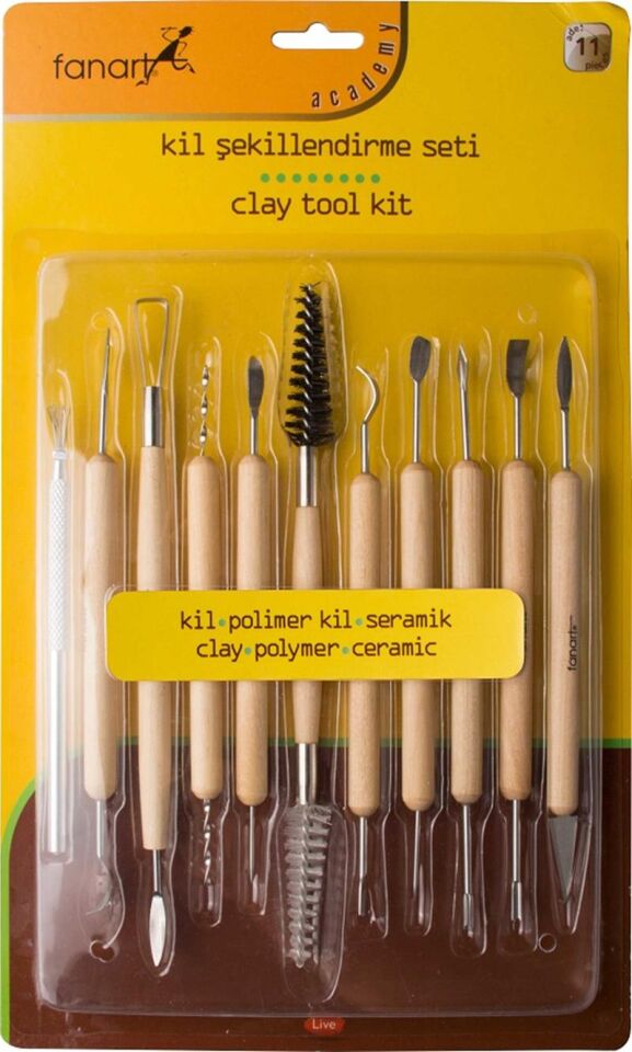 Fanart Kil Şekillendirme Seti Academy 11'li Set 9475-s1