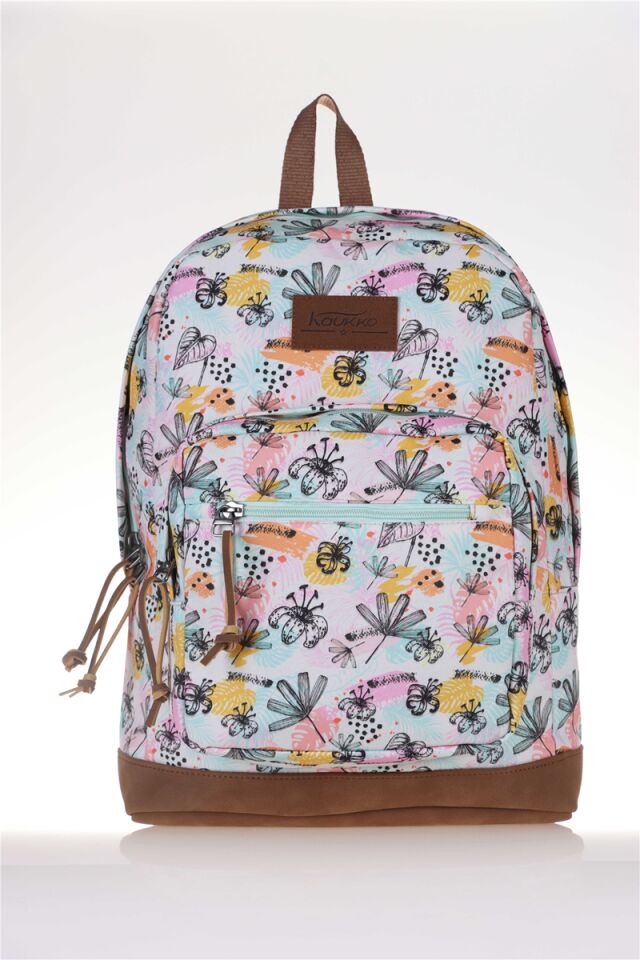 Kaukko Safarı Sırt Çantası (black Flowers) K1333