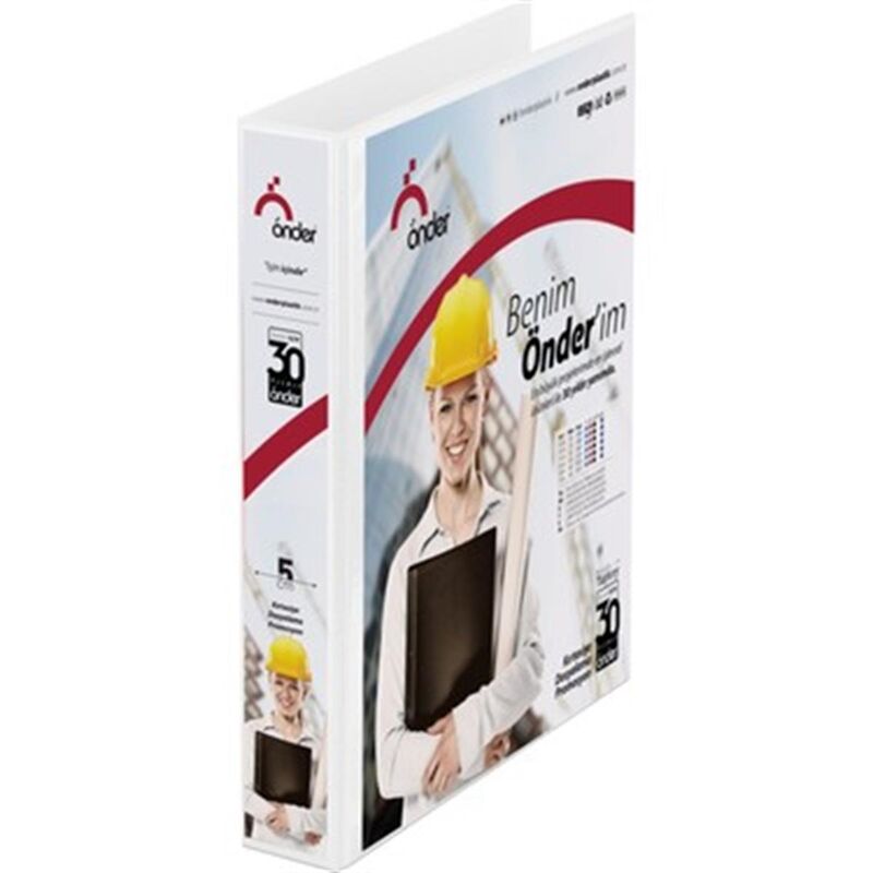 Önder A4 3 Cm 4 Halka Beyaz 2013-5