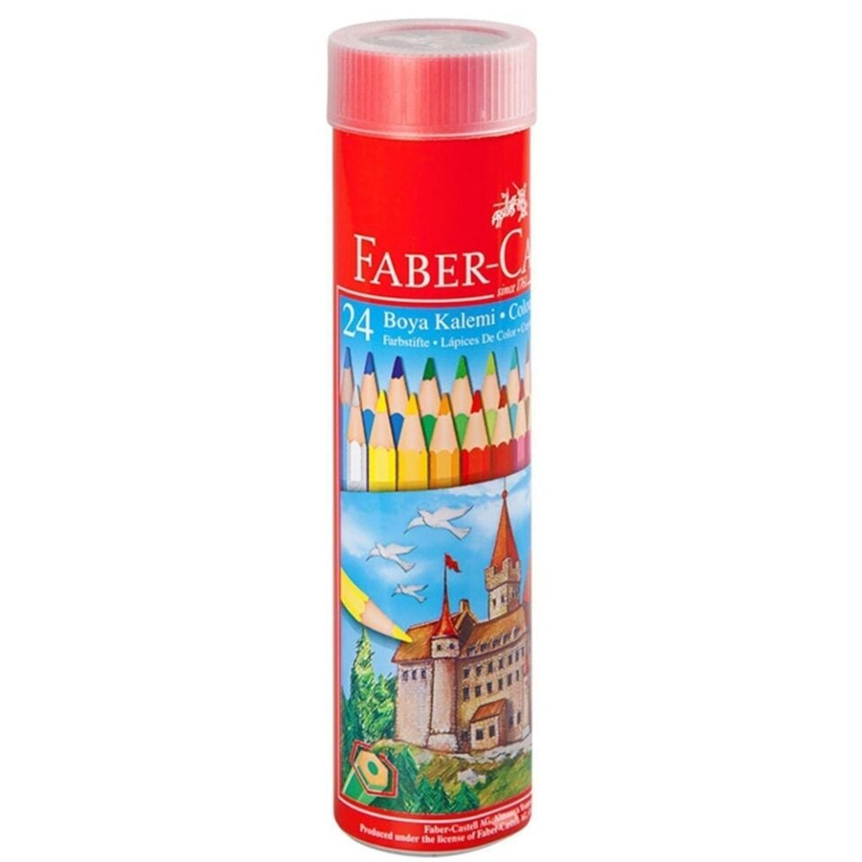 Faber Castell Kuru Boya Kalemi 24'lü Metal Tüp 116524