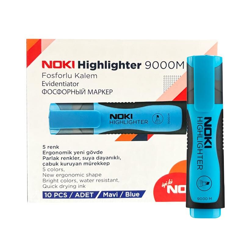 Noki Fosforlu Kalem Mavi 9000-130