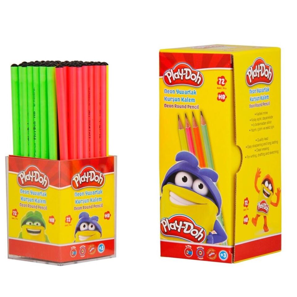 Play-doh Kurşun Kalem Woodfree Neon Play-kk018