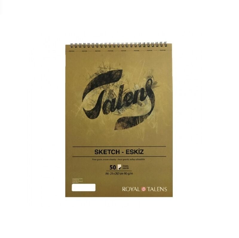 Talens 90gr A4 50yp.spiralli Eskiz Blok 480502-97
