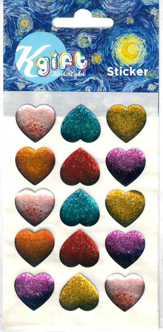 Keskin Color Kgift Sticker Damla Simli Kalp 222215-99