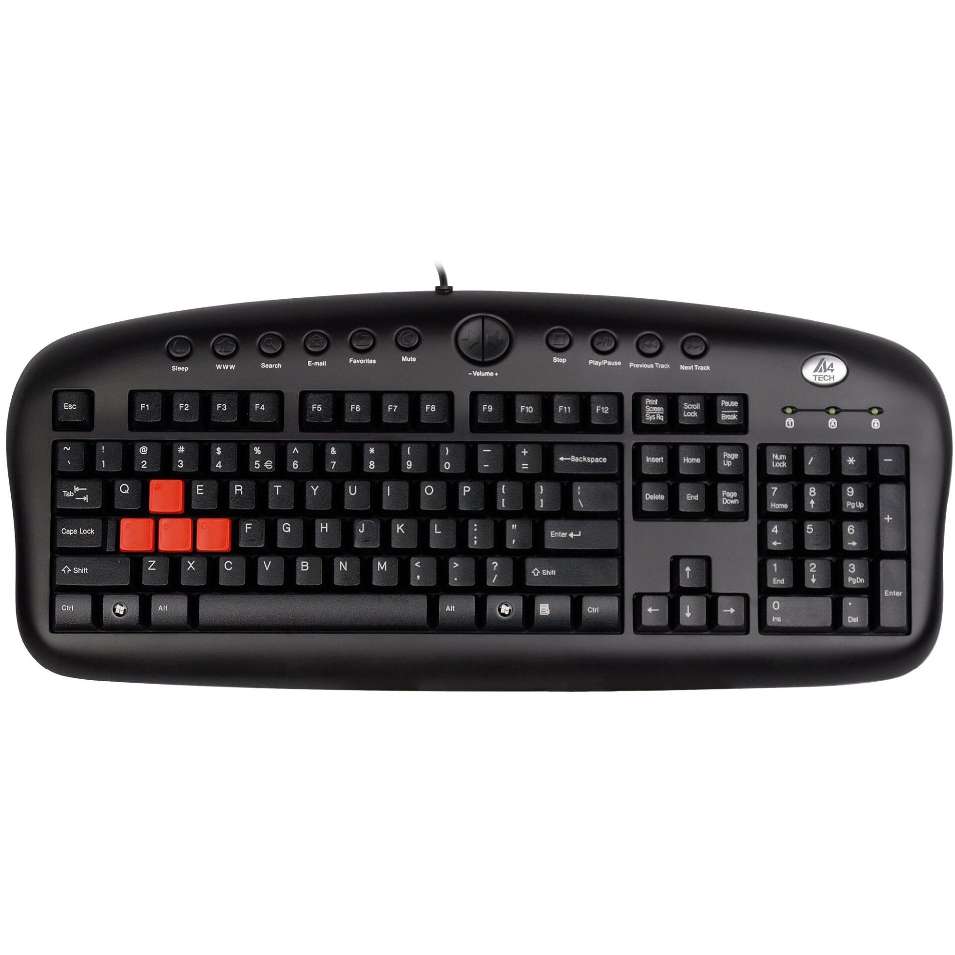 A4 Tech Kb-28g Siyah Usb Multımedya Gamer Klavye