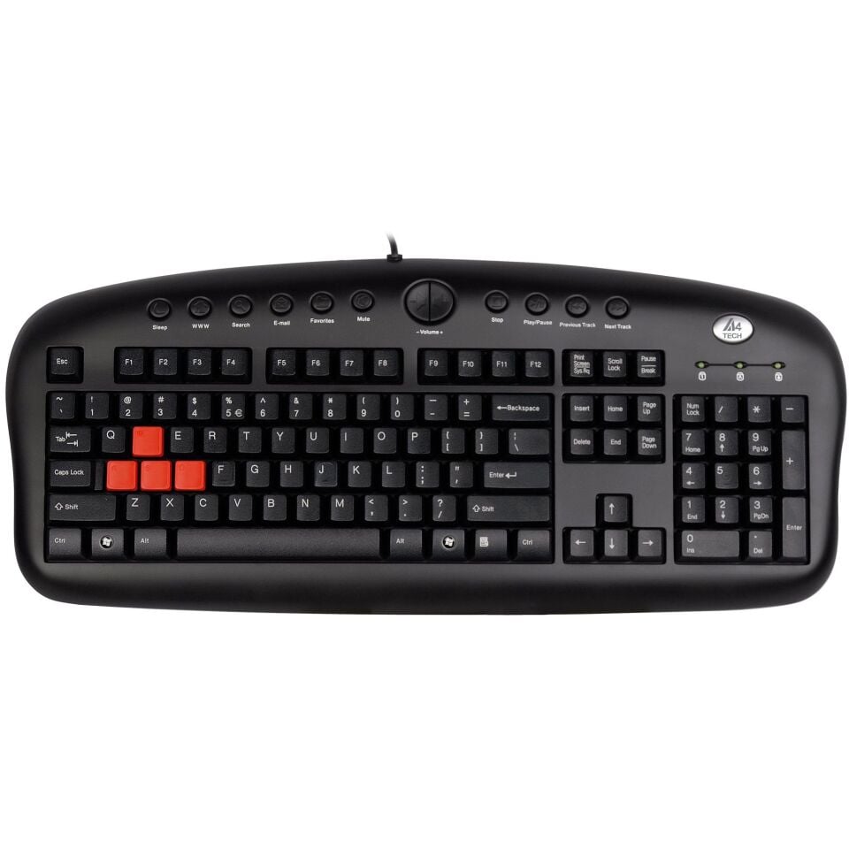 A4 Tech Kb-28g Siyah Usb Multımedya Gamer Klavye