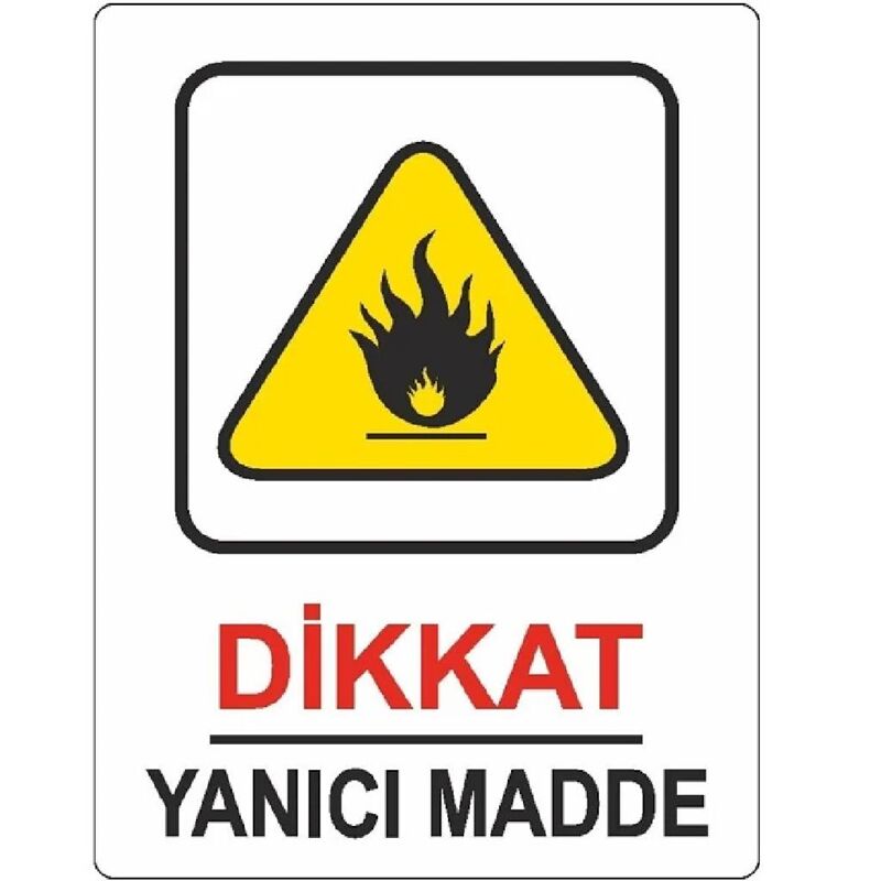 Ekstrafix 204 (yul-427) 25x35 Dikkat Yanıcı Madde