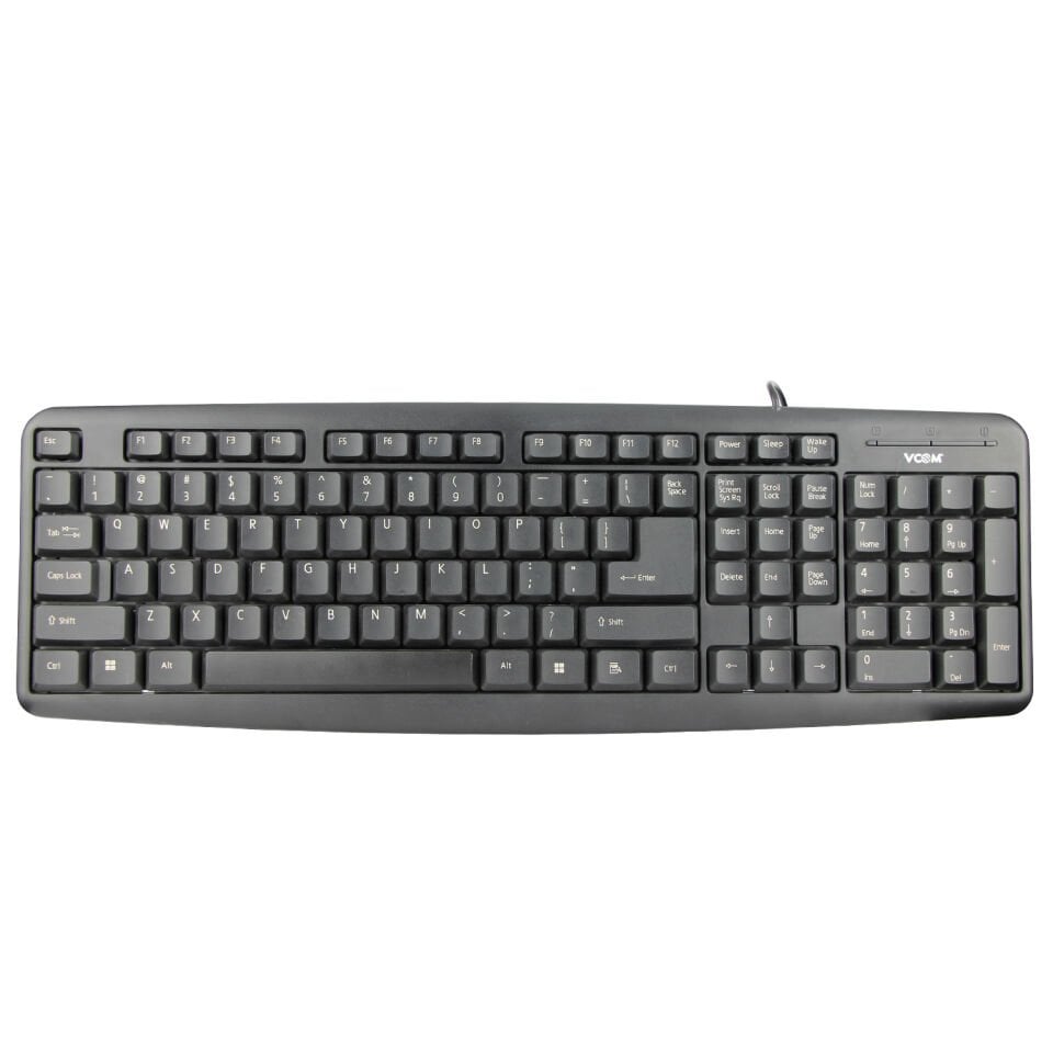 Vcom Dk701 Usb Siyah İngilizce Klavye