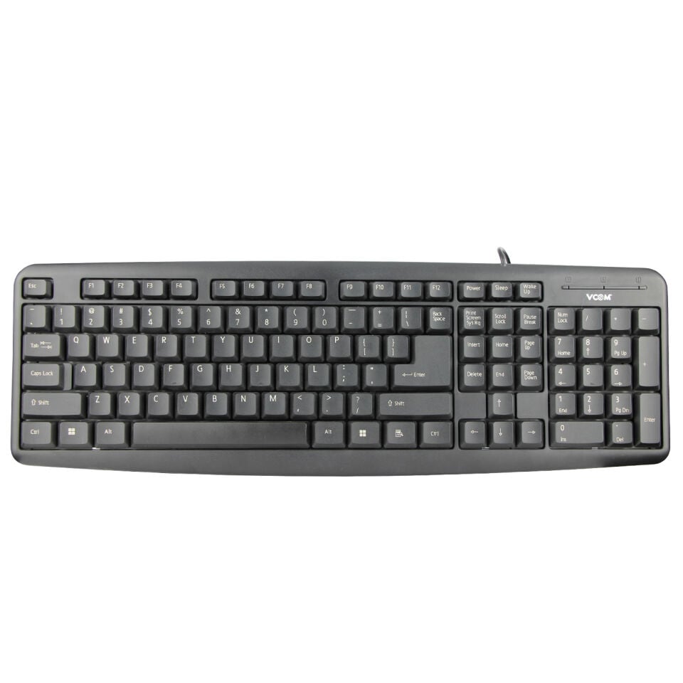Vcom Dk701 Usb Siyah İngilizce Klavye