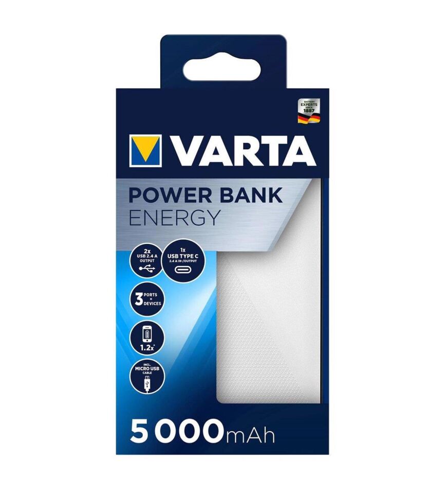 Varta Power Bank Energy 5000 Mah 57975