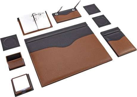 Brons Sümen Takımı (7) Parça İki Renkli Kahve-siyah Br-0721