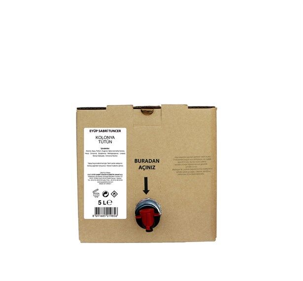 Eyüp Sabri Tuncer Tütün Kolonyası 5lt Bag In Box Endüstriyel