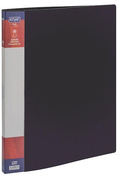 Kraf Sunum Dosyası A3 1140a3 40'lı Siyah