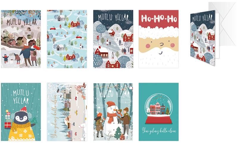 Keskin Color Tebrik Kartı Yılbaşı 900213-99