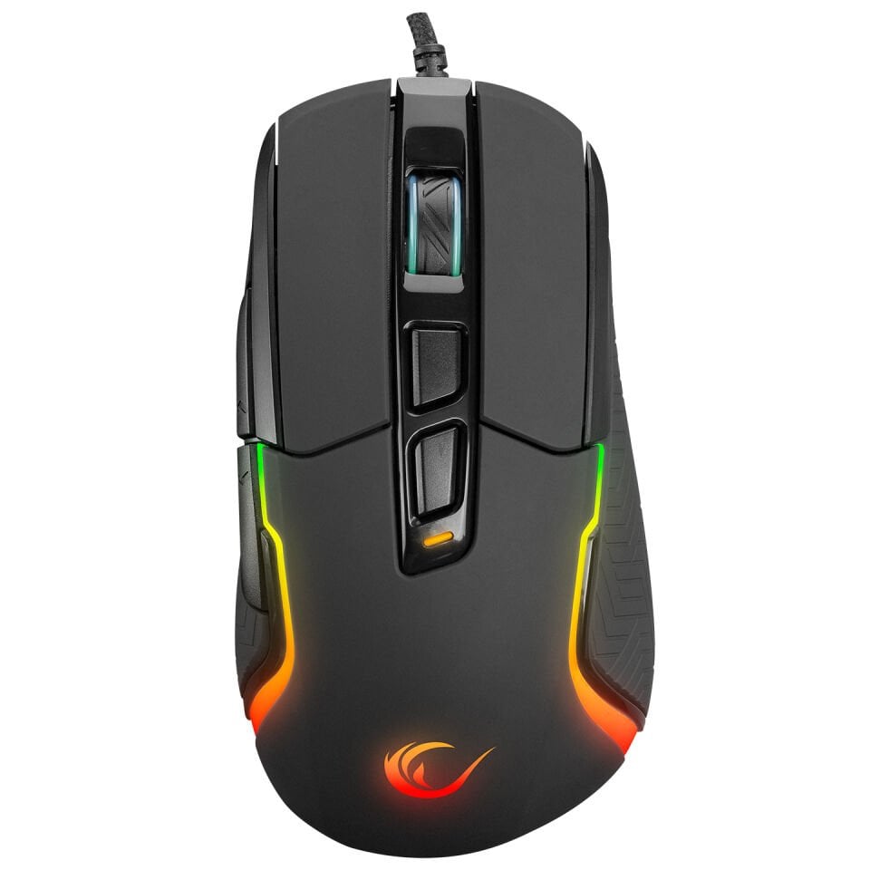 Rampage Smx-r68 Falcon-x Usb Siyah 800-6400 Dpi Rgb Ledli Gaming Oyuncu Mouse