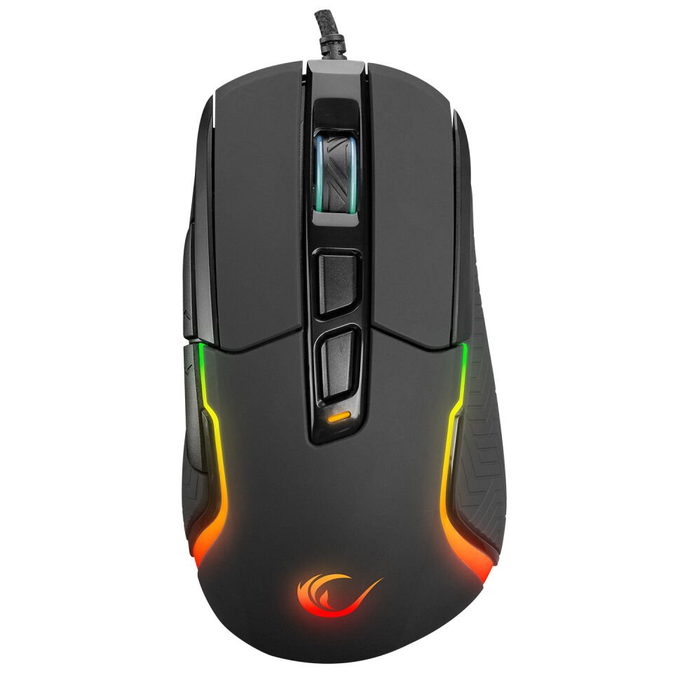 Rampage Smx-r68 Falcon-x Usb Siyah 800-6400 Dpi Rgb Ledli Gaming Oyuncu Mouse