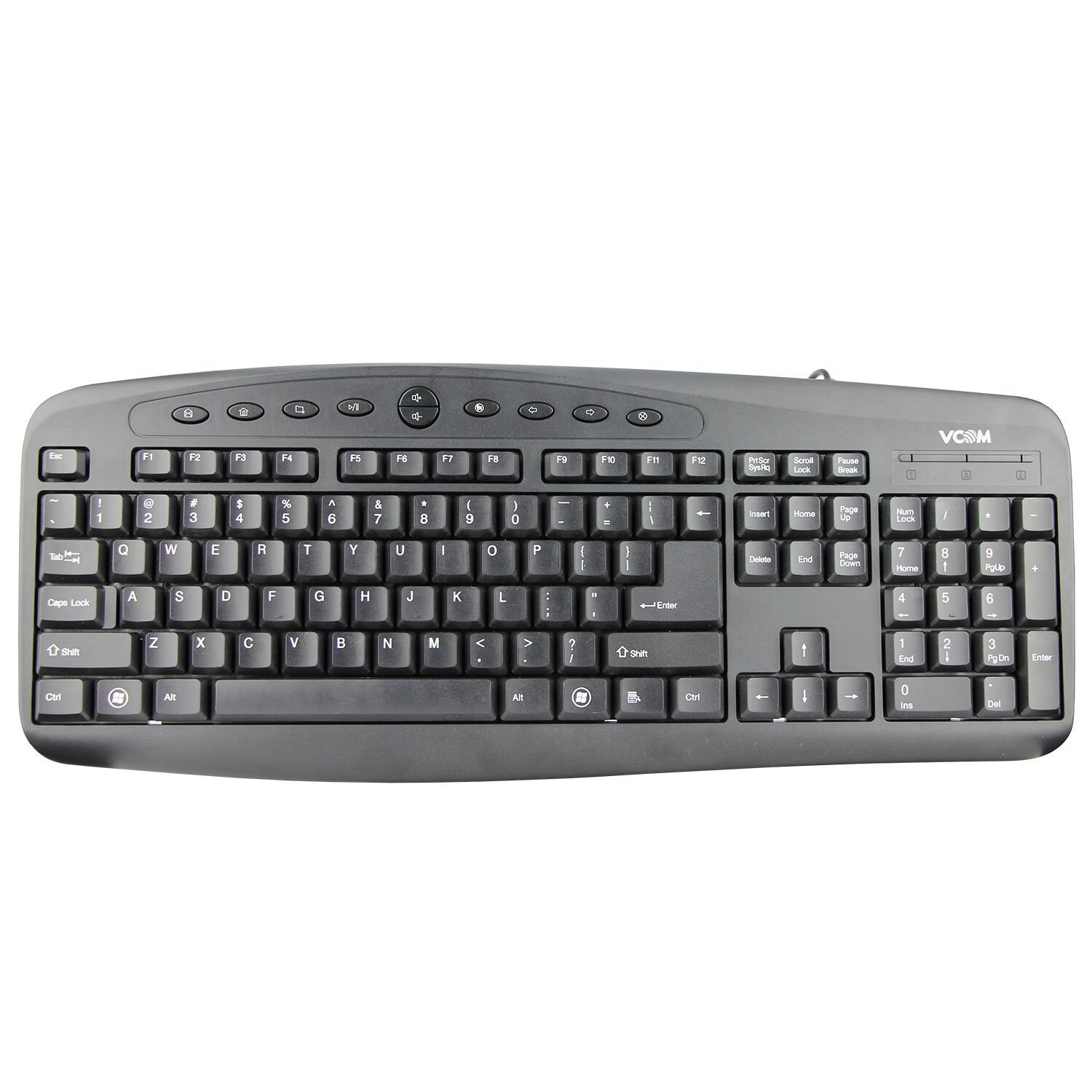 Vcom Dk401 Usb Siyah İngilizce Klavye