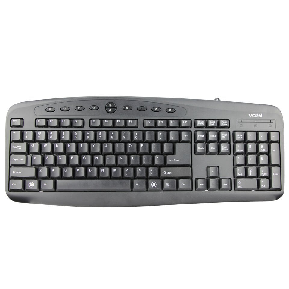 Vcom Dk401 Usb Siyah İngilizce Klavye