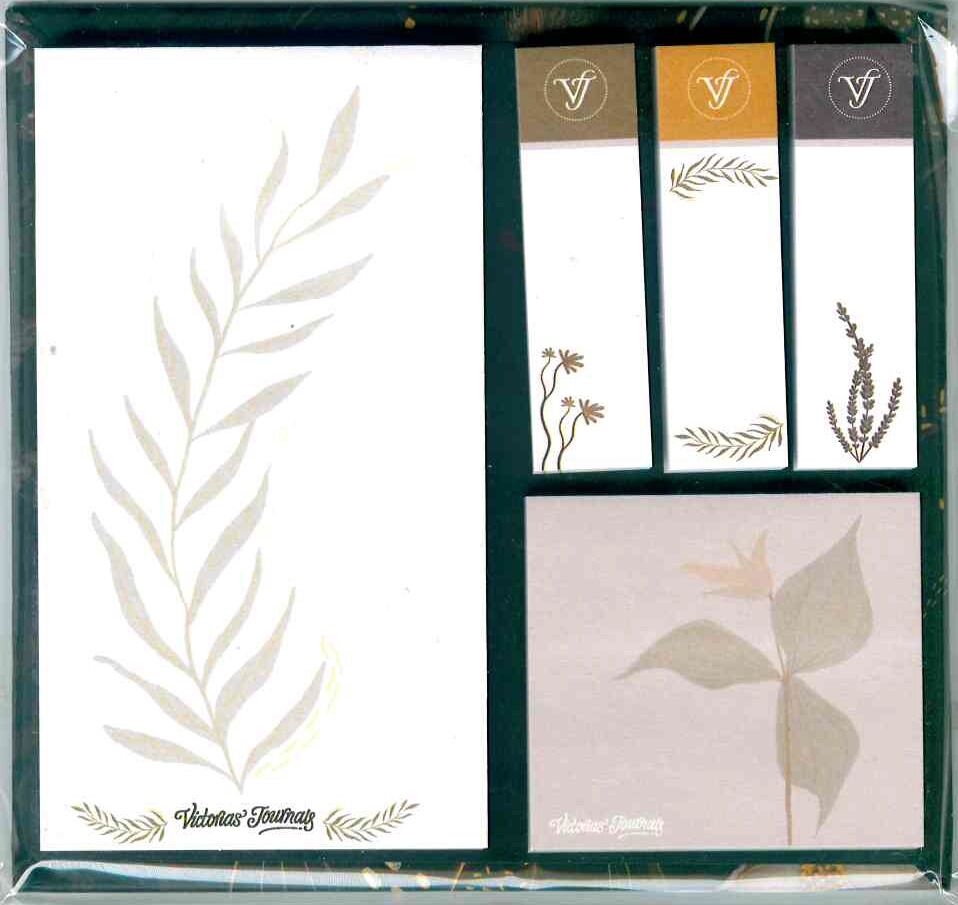 Victorias Journals Yapışkanlı Not Kağıdı 12x11,5 Cm Hard Cover 3502