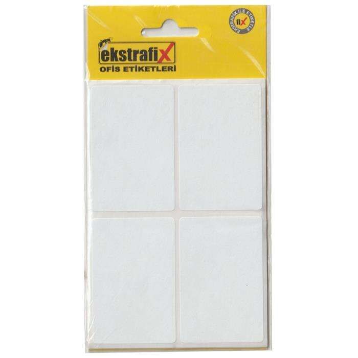 Ekstrafix Ofis Etiketi 10'lu Beyaz 34x52 Mm ( Sc-016 B )