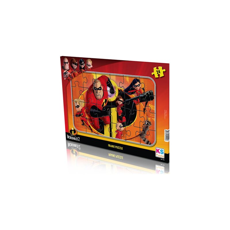Ks Games Frame Puzzle 24 Parça Incredıbles Inc704