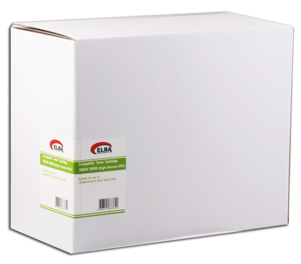 Elba Lexmark X651-652-654-656 Yük.kap. Toner