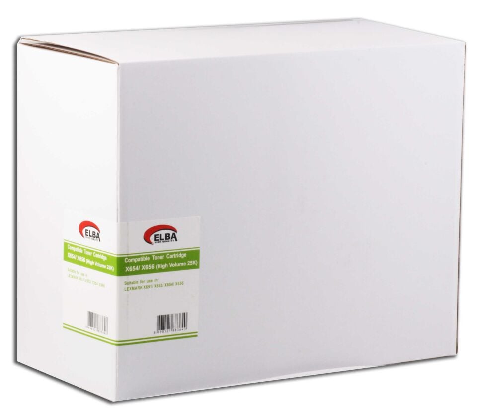 Elba Lexmark X651-652-654-656 Yük.kap. Toner