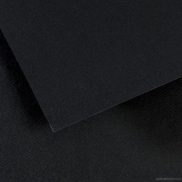 Canson Fon Kartonu Dokulu 50x65 160gr Mı-teıntes Siyah Black 425