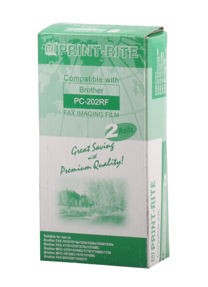 Print-rite Brother Pc-202rf Muadil 2 Li Fax Filmi Rfb403bgua