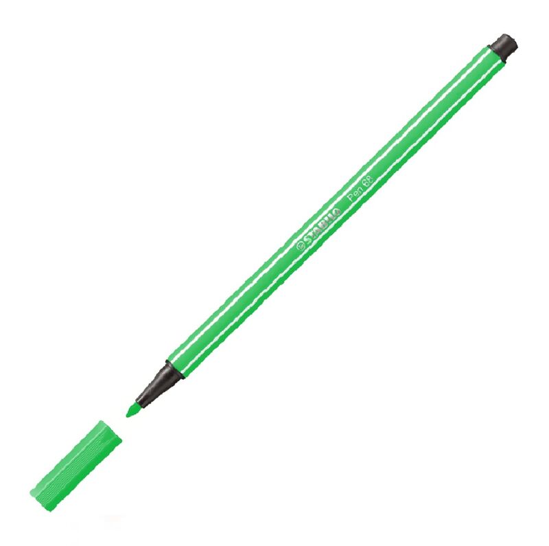 Stabilo Pen 68 Keçe Uçlu Kalem 1,0 Mm - Floresan Yeşil 68/033