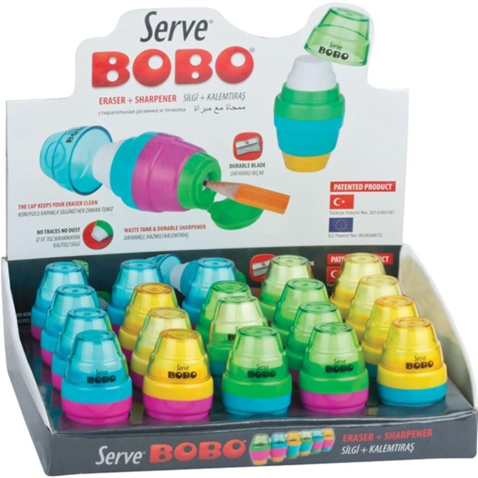 Serve Silgili Kalemtraş Berry Bobo Sv-bobo Sv-bobo