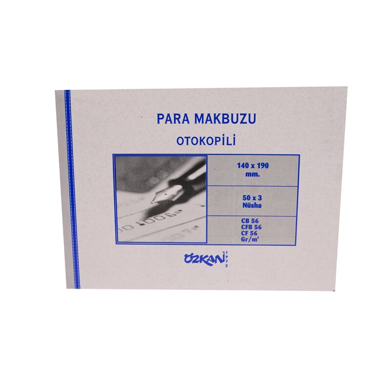 Özkan Para Makbuzu 50*3 Otokopili G1771