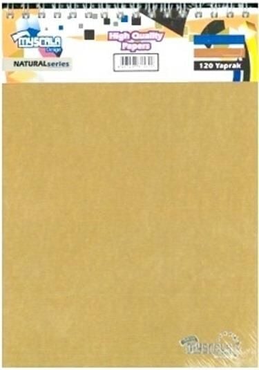 Özkan Myscala Bloknot A4 Naturel 120 Yp. Kareli G1529