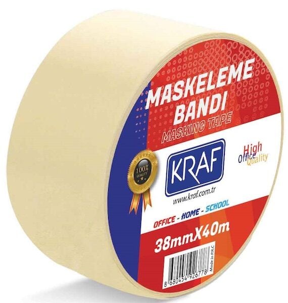 Kraf Maskeleme Bandı 38 Mm 40 Mt 4038g