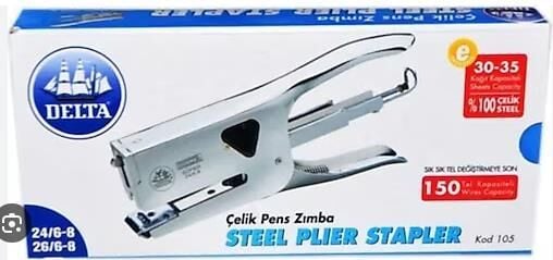 Delta Pens Tipi Zımba Makinası 24/6 Krome 35 Sayfa 105